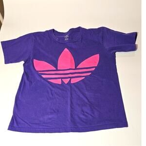 Hard to Fine Adidas Big Logo T-shirt Medium Purple Pink